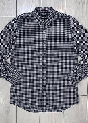 Мужская хлопковая рубашка paul smith london slim fit made in italy size l-xl