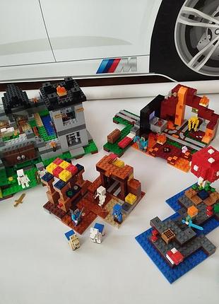 Конструктор lego minecraft оригинал лего майнкрафт.