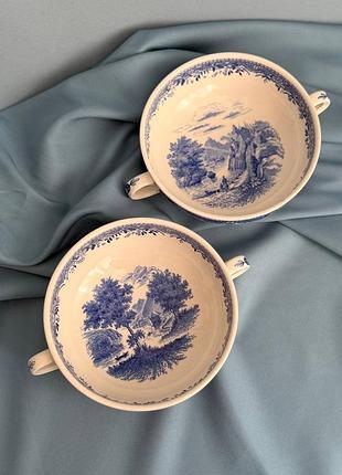🍲 вінтажна супова чашка villeroy & boch «burgenland» 💙