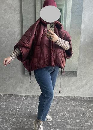 Куртка жіноча зимова летюча миша. дизайнерська м,l,xl,xxl