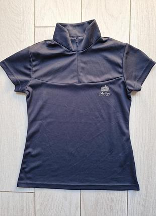 Детская турнирная футболка active riding wear для верховой езды, кинного спорта