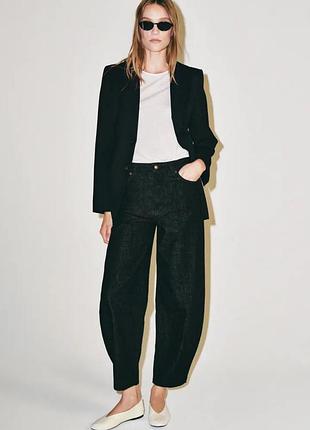 Джинси zw collection tapered із високою посадкою