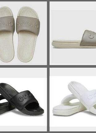 Новинка жіночі шльопанці crocs all day slide  оригінал w6-w10