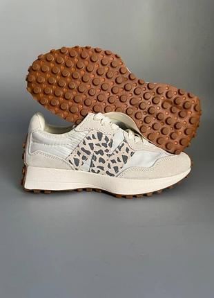 Уцінка кросівки new balance 327 beige/leopard
