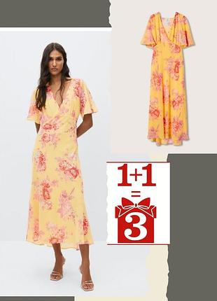 1+1=3 романтична сукня в квітковий принт mango mng committed conscious