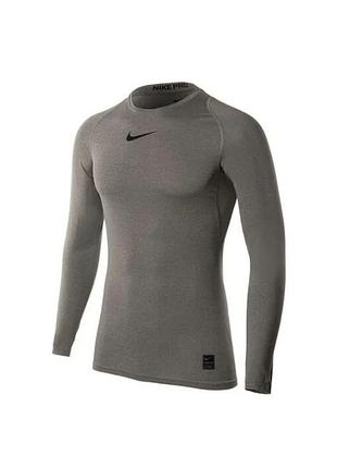 Сірий спортивний рашгард nike pro