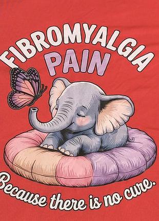 Fibromyalgia pain because there is no cure - футболка унисекс большая - 2xl