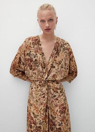 Сукня бохо шик шифонова massimo dutti