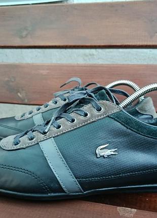 Мужские кожаные кроссовки/туфли lacoste misano 31 (оригинал), размер 42