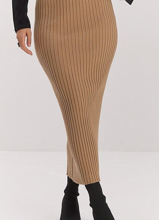 Бежева в'язана спідниця in the style uk6 (made in u.k.)