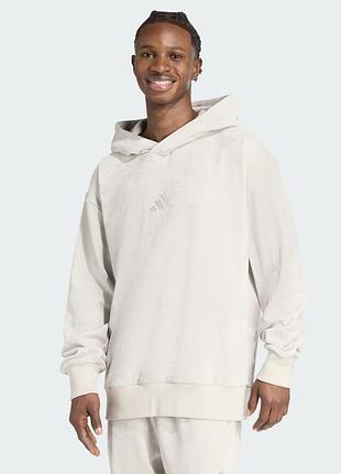 Худі adidas loose fit світло-бежеве/слонова кістка