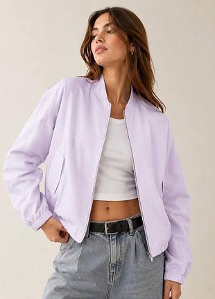 Лляний бомбер