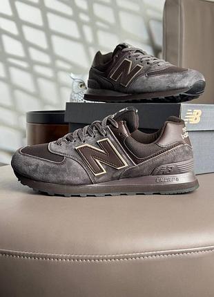 New balance 574 m dark chocolate
