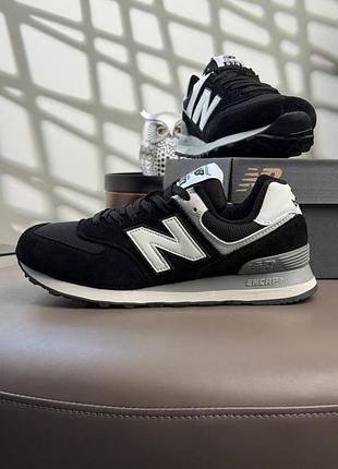 New balance 574 m black white