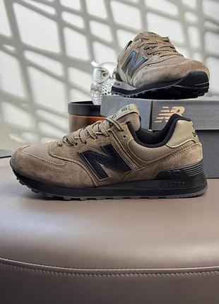New balance 574 m sand black