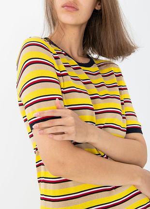 Tommy hilfiger топ футболка в полоску р. l