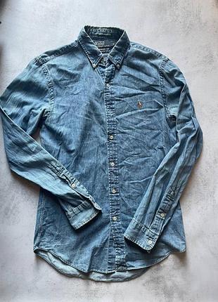 Polo ralph lauren  vintage джинсова сорочка size s