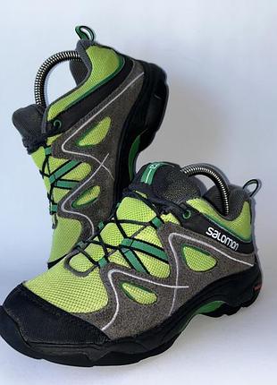 Кроссовки треккинговые salomon 33 (20 см) оригинал демисезонные