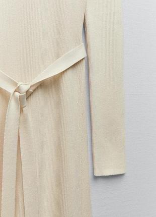 Zara, плаття, сукня, на осінь, в рубчик, платье