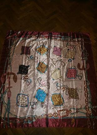 Шелковый платок mosi в стиле gucci1 фото
