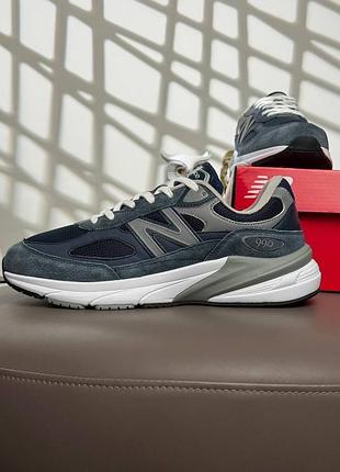 New balance 990v6 dark navy white