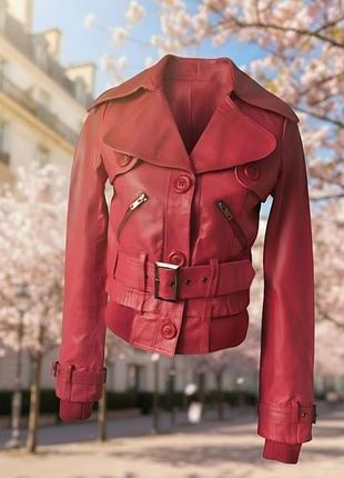 Куртка женская, vero moda,натуральная кожа, размер xs