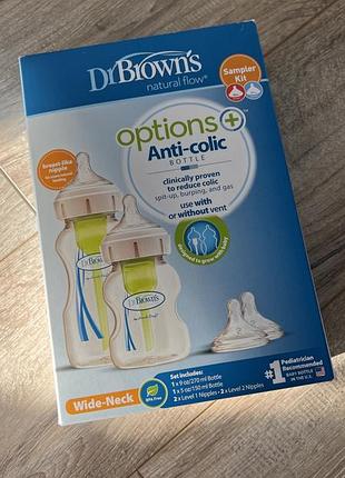 Dr. brown’s options+ anti-colic wide-neck