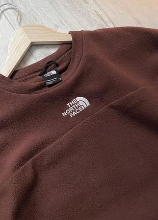 Фліска шоколадного кольору the north face