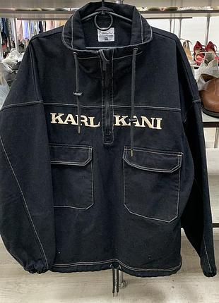 Karl kani big logo multipocket jacket куртка карл кані оригінал джинсівка багато кишень скейт sk8