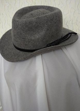 Нова шерстяна вовняна шляпа, шапка, капелюх, ковбойка, шляпа ковбоя, сток