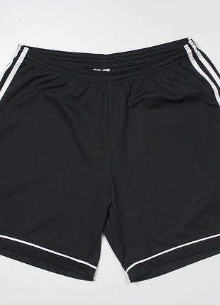 Оригинальные спортивные шорты с вышитым логотипом сзади adidas squadra 17 (bk4766)
