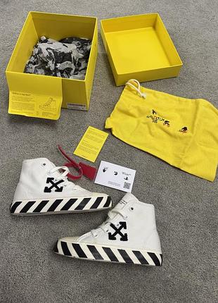 Кросівки дитячі off-white kids mid vulcanized