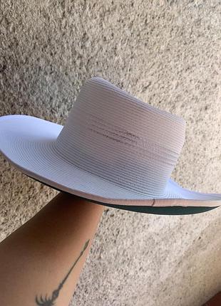 Білий літній спортивний капелюх reo headwear із темно-зеленими полями та розміром 61 (xl)