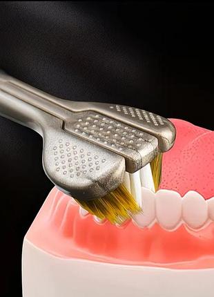 🦷 щетка, которая чистит сразу с трех сторон