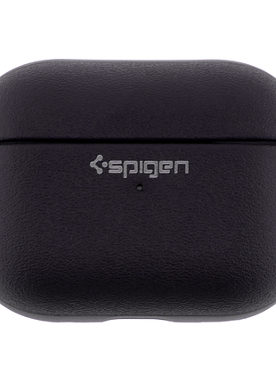 Футляр spigen leather armor с нейлоновым шнурком для airpods pro 3 blue