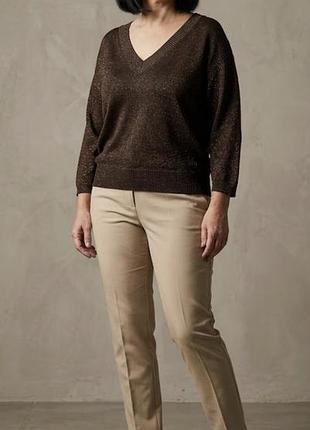 Massimo dutti джемпер з блиском м-л