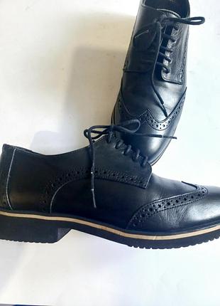 Туфлі- оксфорди жіночі navyboot original»  (швейцарський бренд преміум-класу.) 36.6-37р з натуральної шкіри в ідеальному стані
