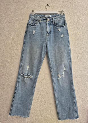 Женские прямые джинсы zara