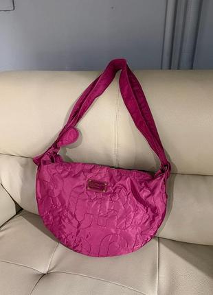 Рожева сумка через плече marc by marc jacobs kiss mark