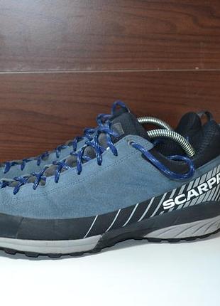 Scarpa mescalito 44.5р турристические походные трекинговые кроссовки кожаные ботинки