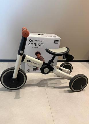 Триколісний велосипед 3 в 1 kinderkraft 4trike silver grey