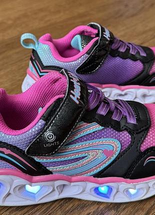 Skechers кросівки з підсвіткою р.28,5 (18,5 см)
