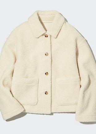 Куртка демісезонна коротка жіноча uniqlo 27694919 m біла