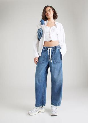 Трендові жіночі широкі джинси gap baggy jeans