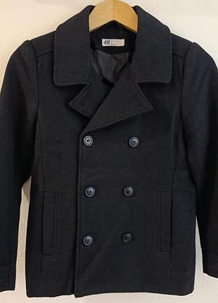 Теплый пиджачок h&amp;m для мальчика 10-11 лет