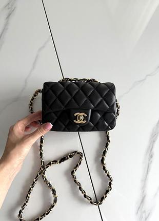 Уцінка міні сумочка ch@. n& l mini black