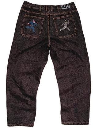Широкі джинси багі baggy poser london jeans y2k як carhartt wip dickies corteiz evisu true religion levis lee g-star raw trapstar represent