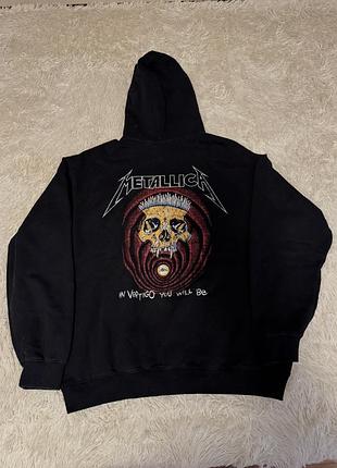 Чоловіче/унісекс худі на флісі metallica