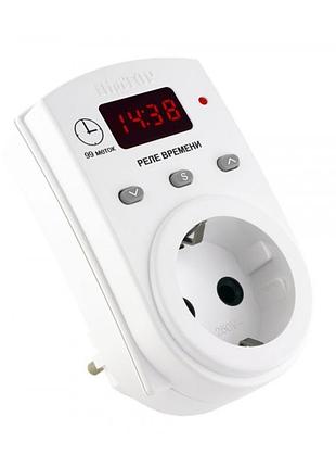 Реле времени в розетку digitop рв-1с, 220-230 v ac3.5цвт