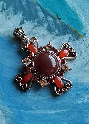 Кулон "1928 jewerly" подвеска геральдика кулон крест